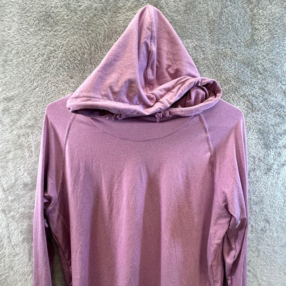 LEG3ND Womens XL Purple Heathered Athleisure‎ Yoga Thumbhole Gorpcore Workout